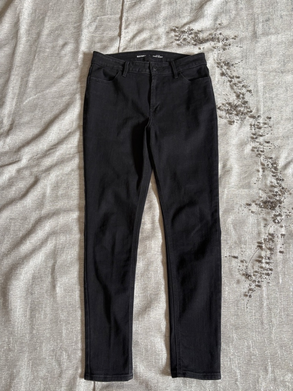 Old Navy Black Skinny Jeans - High Rise Stretch